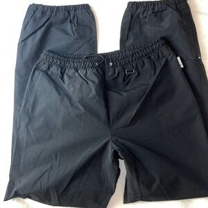 Obermeyer Black Mens Small Ski Pant. Lightweight Lined Pant with leg zippers.​